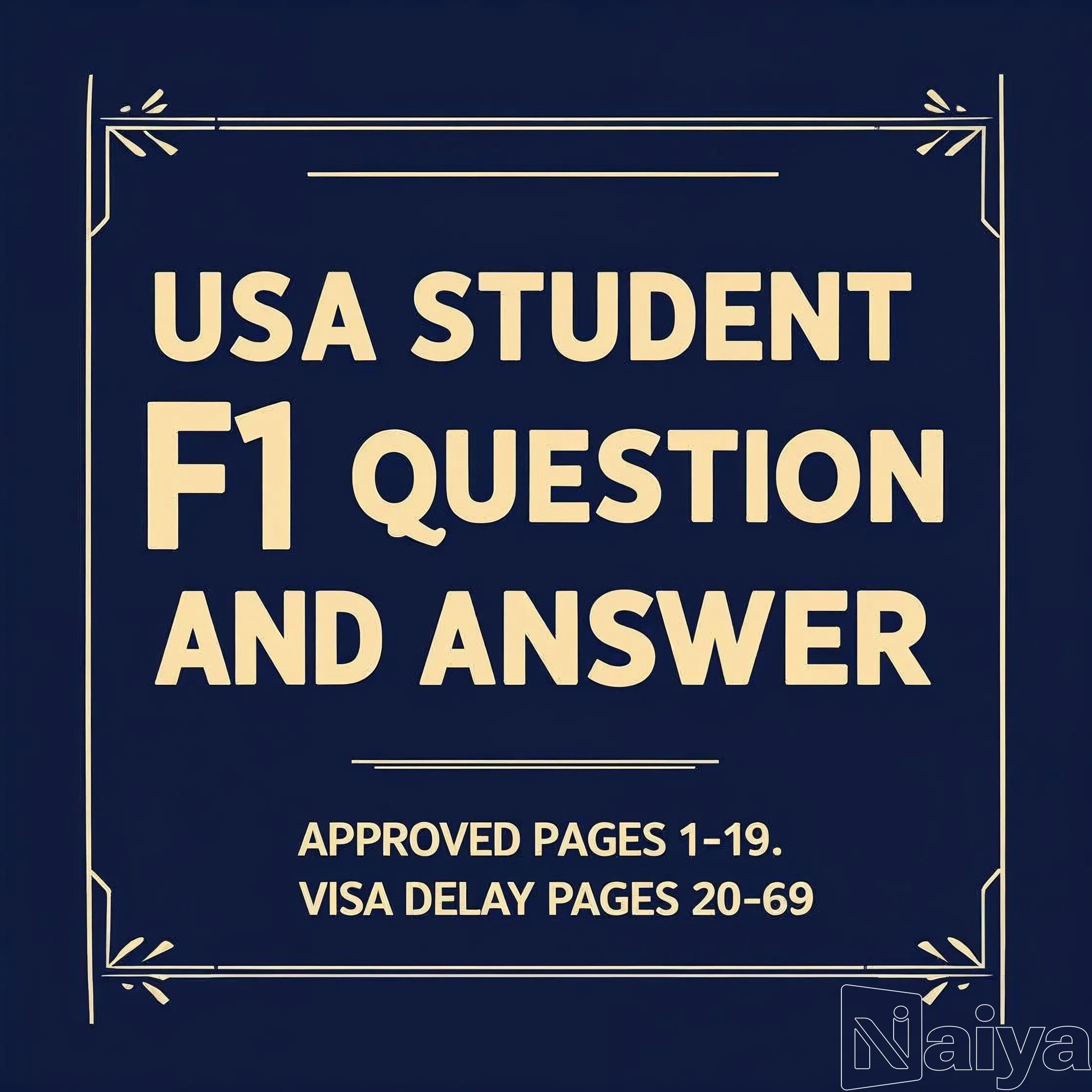 Usa F1 Question And Answer